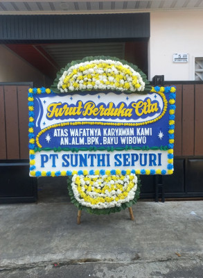 Papan Bunga Duka di Kualuh Selatan